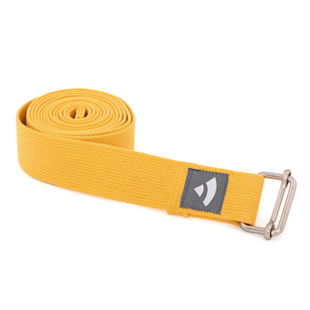 Cinturón de Yoga de Algodón 2,5 m | Correa Yoga con Hebilla Metálica