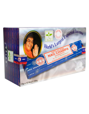 Incienso Satya Sai Baba Nag Champa Original Caja 12 x 15 g | Yogaes