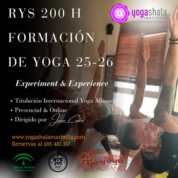 Formacin de Profesores de Yoga 200H - Marbella