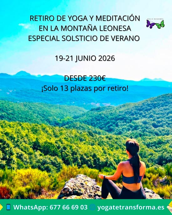 YOGA, MEDITACION Y NATURALEZA ESPECIAL SOLSTICIO DE VERANO