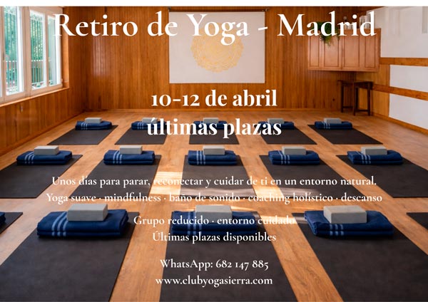 Retiro Club Yogasierra en Abril