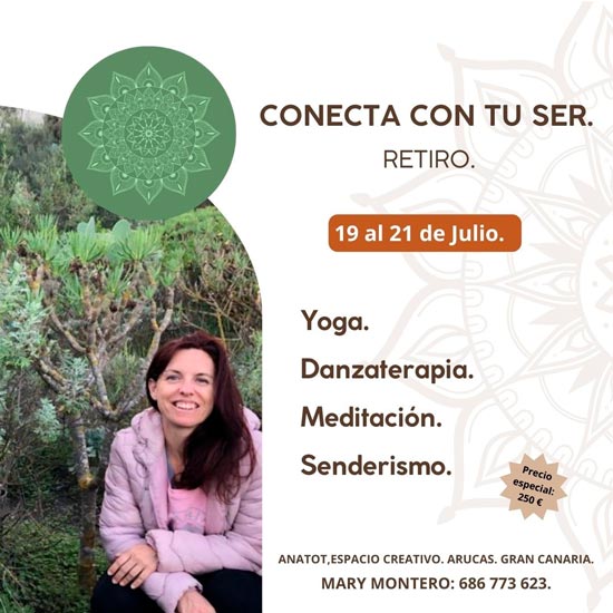Conecta con tu ser. Yoga y Danzaterapia en Gran Canaria.