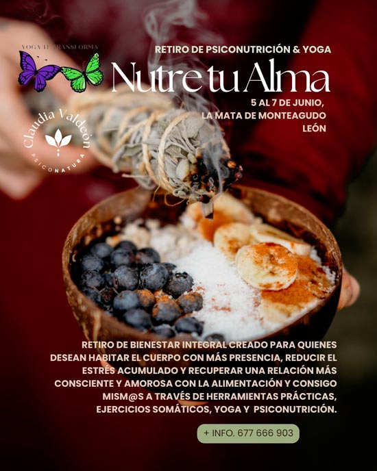 Nutre tu alma , retiro de psiconutrici�n y yoga 