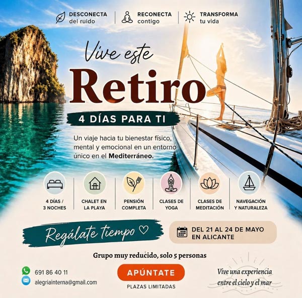 Retiro de yoga en la playa 
