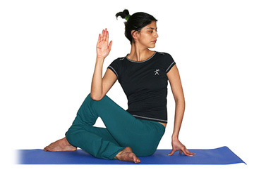 Ardha Matsyendrasana I - ARDHA MATSYENDRASANA I