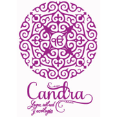 Logo de Candra. Yoga, salud y ecología.