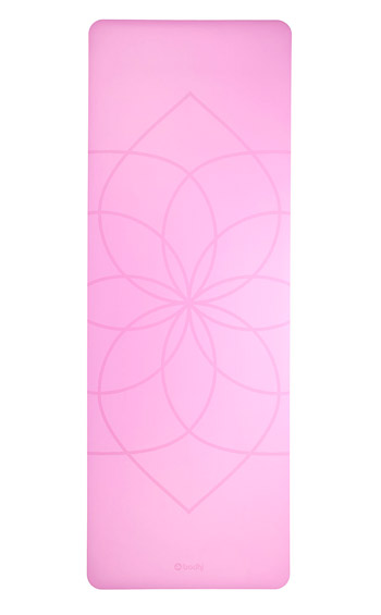 Esterilla de yoga Phoenix rosa flor de la vida