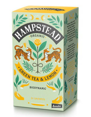 T� verde y lim�n org�nico Hampstead