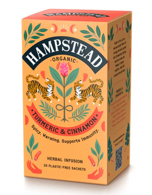 Infusi�n Og�nica C�rcuma y Canela Hampstead