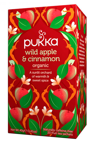Infusión ayurvédica Wild Apple &amp; cinnamon Pukka