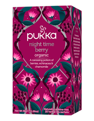 Infusión Ayurvedica Night Time Berry Pukka