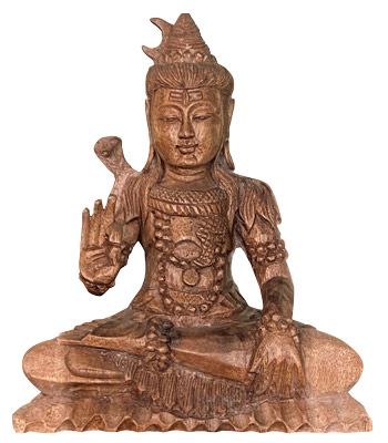 Shiva talla en madera 