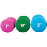 Par de mancuernas de neopreno Fitness