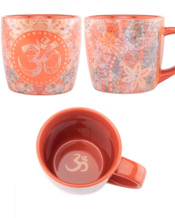 Taza de cermica de Yoga